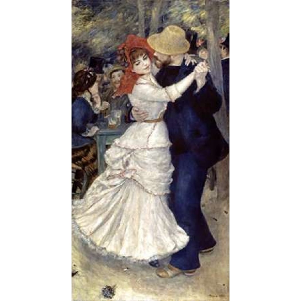 Dance at Bougival Poster Print by Pierre-Auguste Renoir Image 1