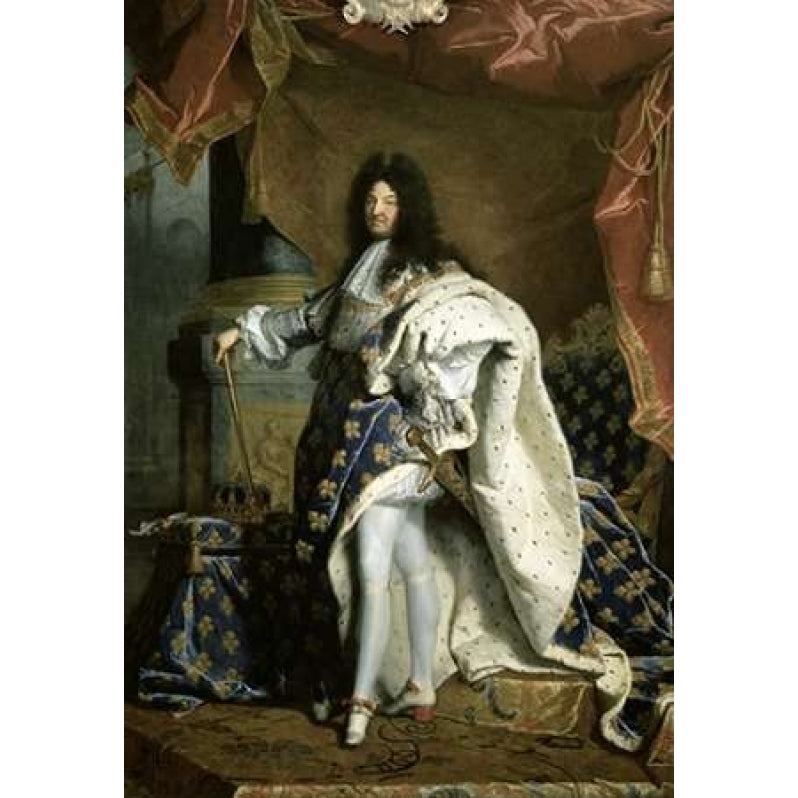 Louis XIV King of France Poster Print by Hyacinthe Rigaud Image 2