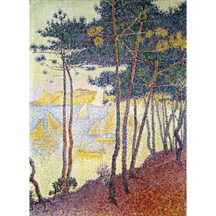 Sailboats Poster Print by Paul Signac Image 2