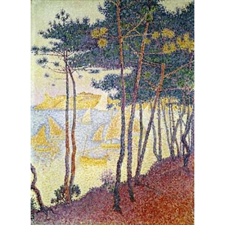 Sailboats Poster Print by Paul Signac Image 1