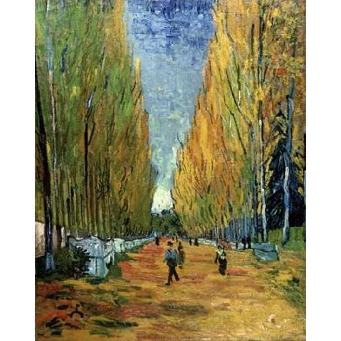 Allee des Alyscamps Poster Print by Vincent Van Gogh Image 1