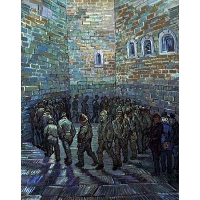 Prisoners Exercising - After Dore Poster Print by Vincent Van Gogh Image 2