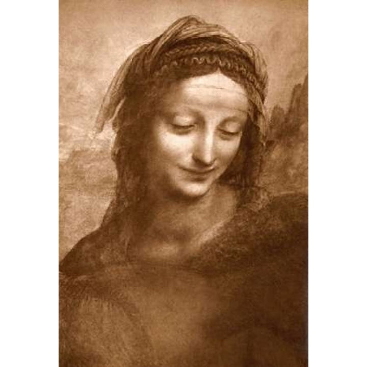 Portrait of St. Anne Poster Print by Leonardo Da Vinci Image 2