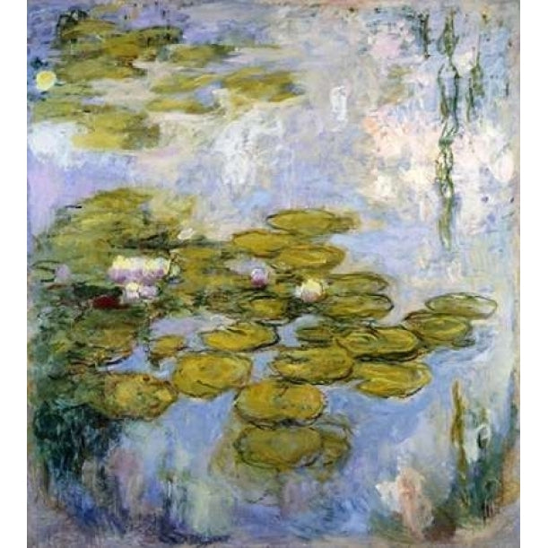 Nympheas - Water Lilies Poster Print by Claude Monet Image 1