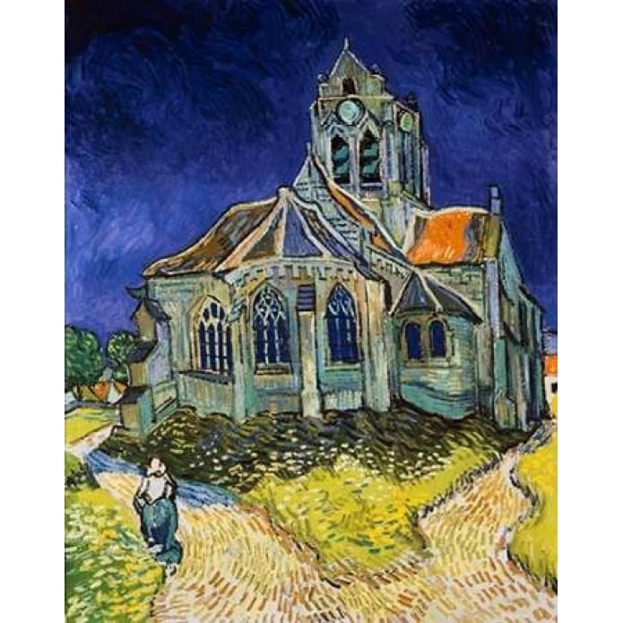 The Church at Auvers Poster Print by Vincent Van Gogh Image 2