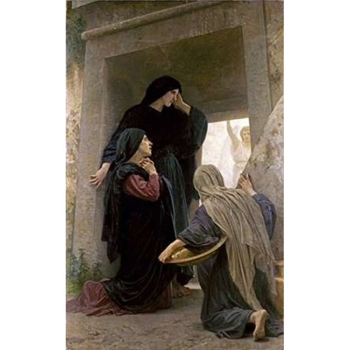 The Three Marys at the Tomb Poster Print by William-Adolphe Bouguereau Image 1