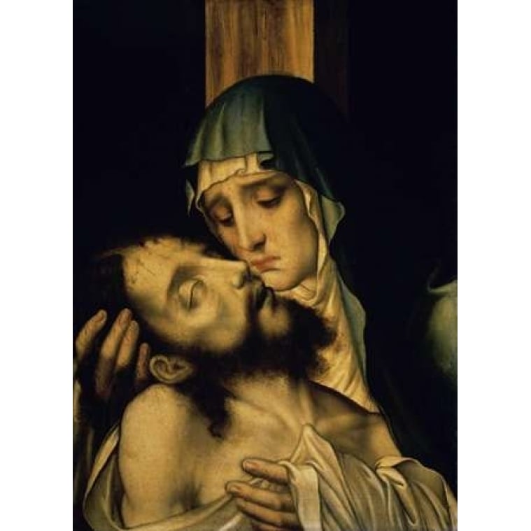 The Pieta Poster Print by Luis De Morales Image 1