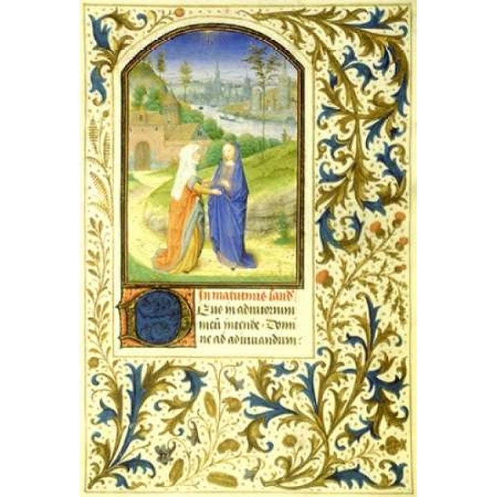 The Visitation : Book of Hours - Detail Poster Print by Simon Marmion Image 1