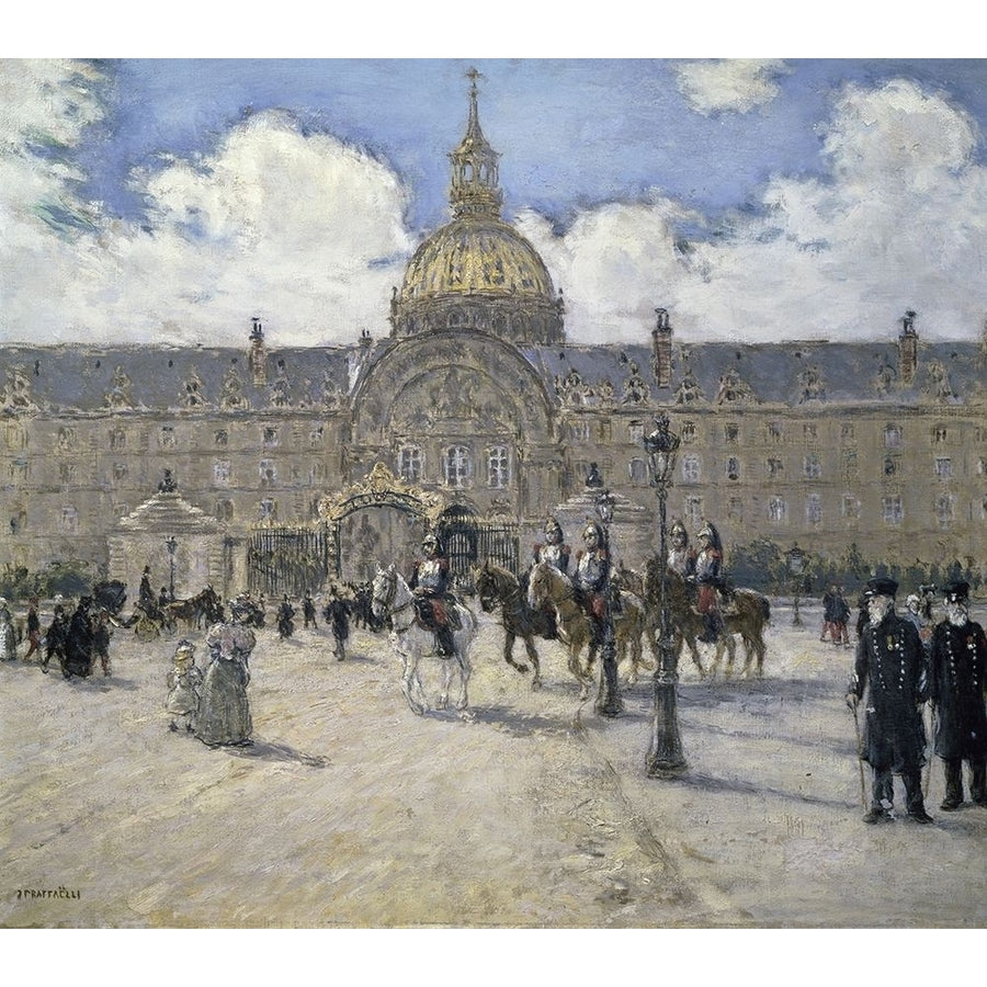 Les Invalides: Napoleons Tomb 1895 Poster Print by Jean-Francois Raffaelli Image 1