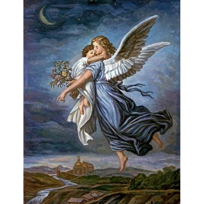 The Guardian Angel Poster Print by Wilhelm Von Kaulbach Image 2