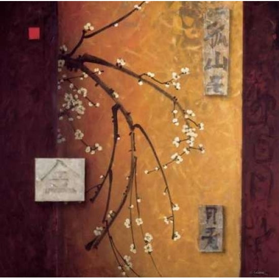 Oriental Blossoms II Poster Print by Don Li-Leger Image 1