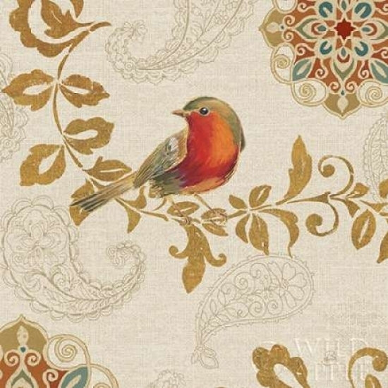 Bird Rainbow Red Poster Print by Daphne Brissonnet Image 2