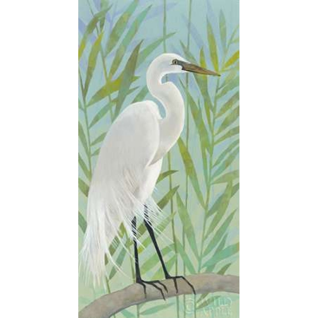 Egret by the Shore I Poster Print by Kathrine Lovell Image 1