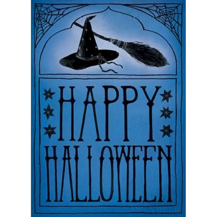 Vintage Halloween Happy Halloween Poster Print by Sara Zieve Miller Image 1