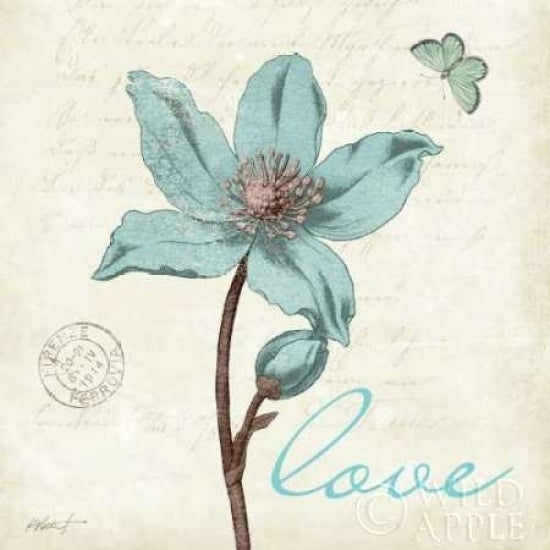 Touch of Blue IV - Love Poster Print by Katie Pertiet Image 2