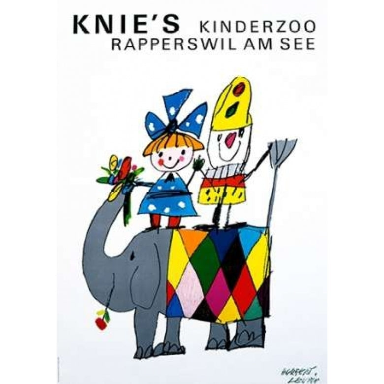 Knie??s Kinderzoo Poster Print by Herbert Leupin Image 1