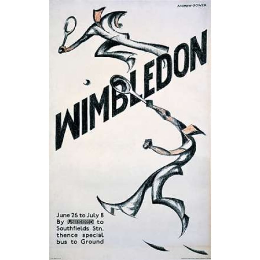 Wimbledon Poster Print by Sybil Andrews Image 2