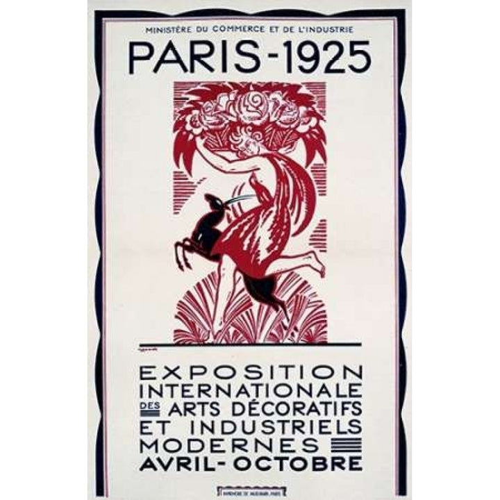 Paris-1925 Poster Print by Robert Bonfils Image 2