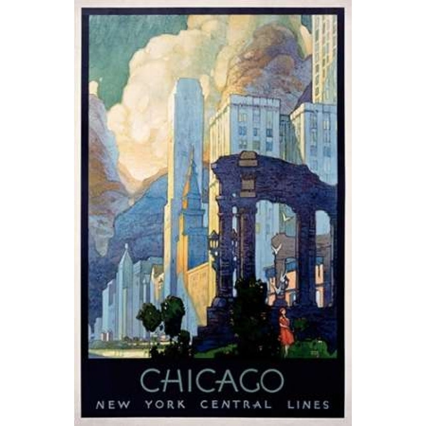 York Central Lines / Chicago Poster Print by Leslie Ragan Image 1