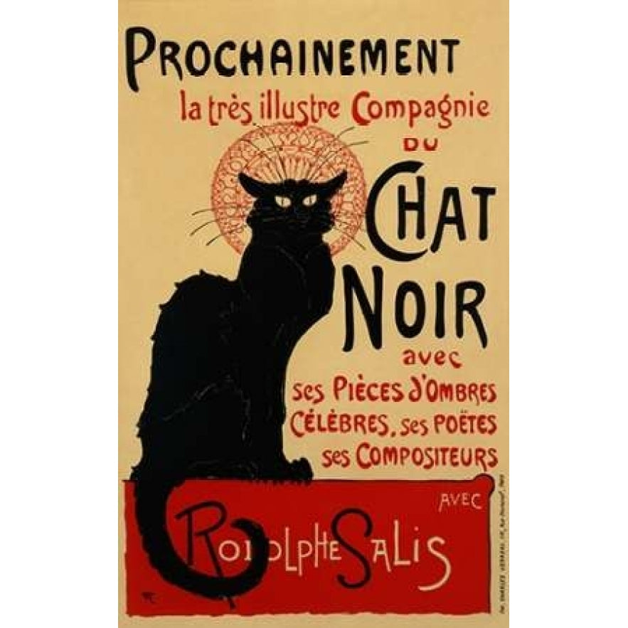 Chat Noir / Prochainement Poster Print by Theophile Steinlen Image 1