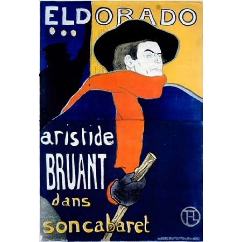 Eldorado / Aristide Bruant Poster Print by Henri Toulouse-Lautrec Image 1