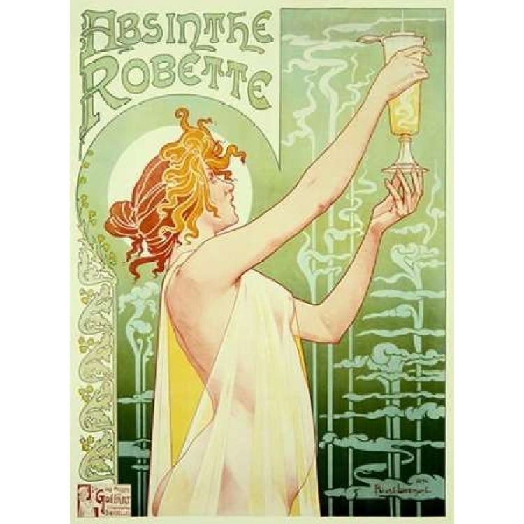 Absinthe Robette Poster Print by Privat Livemont Image 1