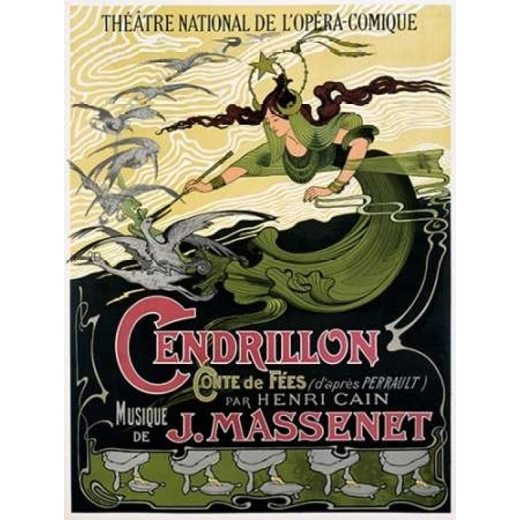 Cendrillon/J. Massenet Poster Print by Emile Bertrand Image 1