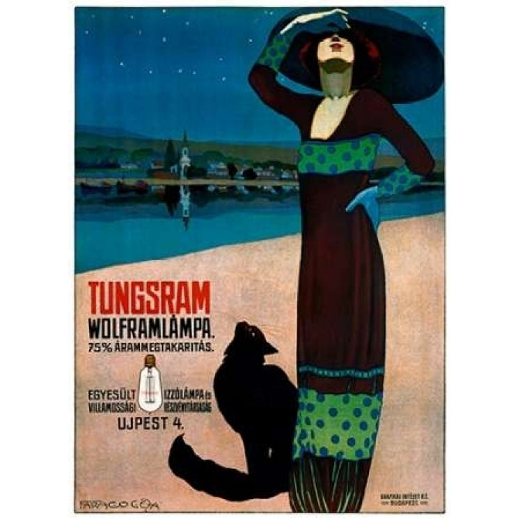 Tungsram Wolframlampa Poster Print by Geza Farago Image 1