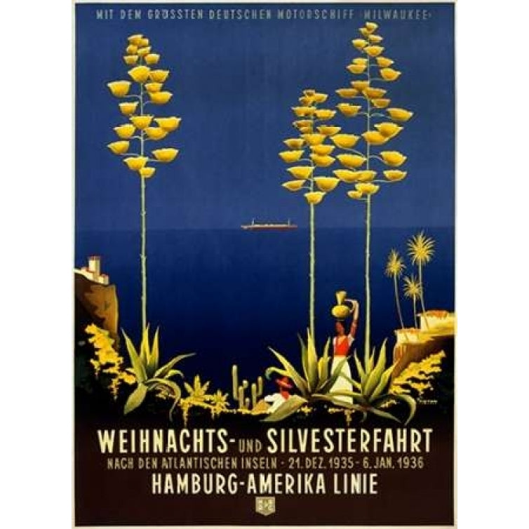 Hamburg-Amerika Linie Poster Print by Ottomar Anton Image 2