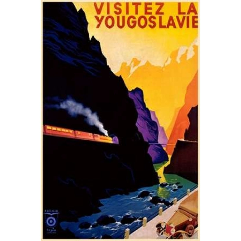 Visit Yugoslavia Poster Print by Unknown Image 1