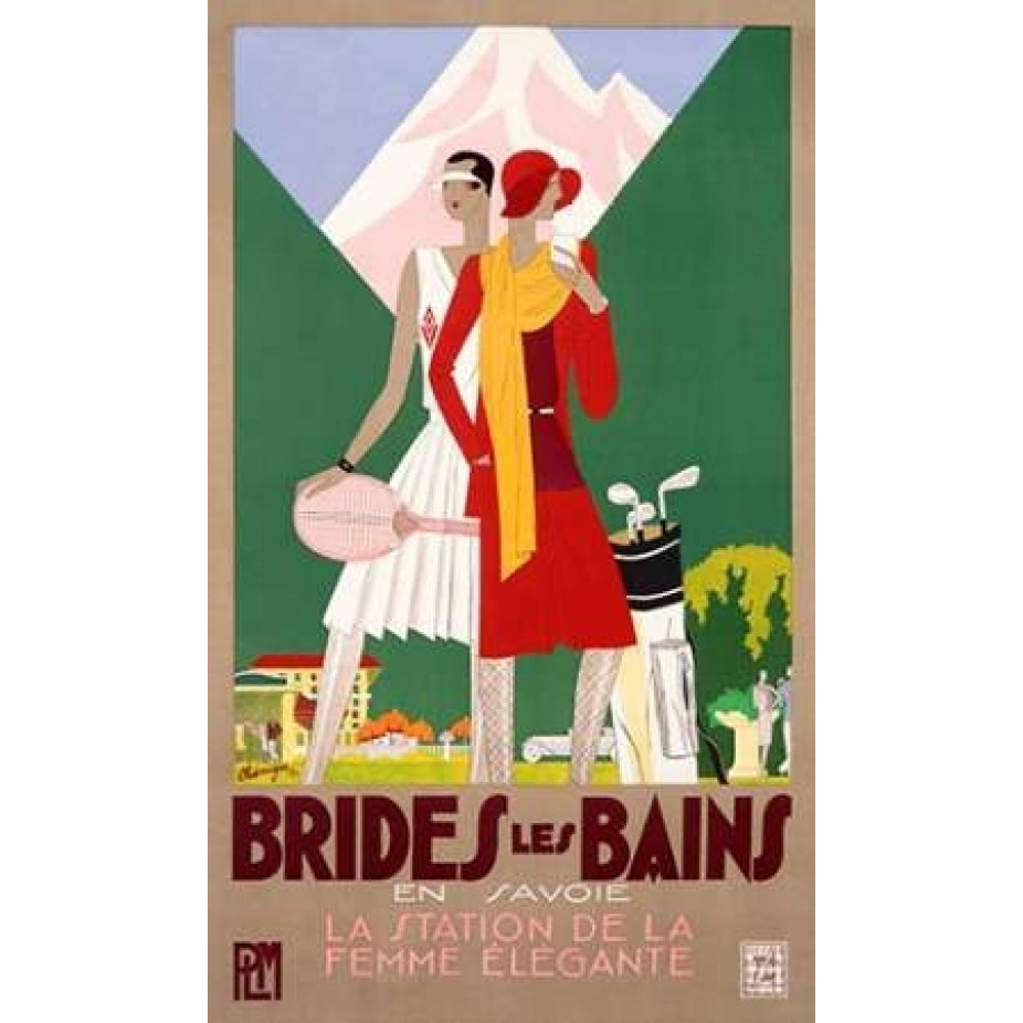 Brides-les-Bains Poster Print by Leon Benigni Image 2