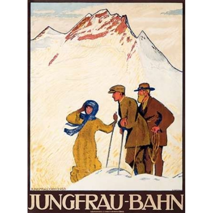 Jungfrau-Bahn Poster Print by Emil Cardinaux Image 2