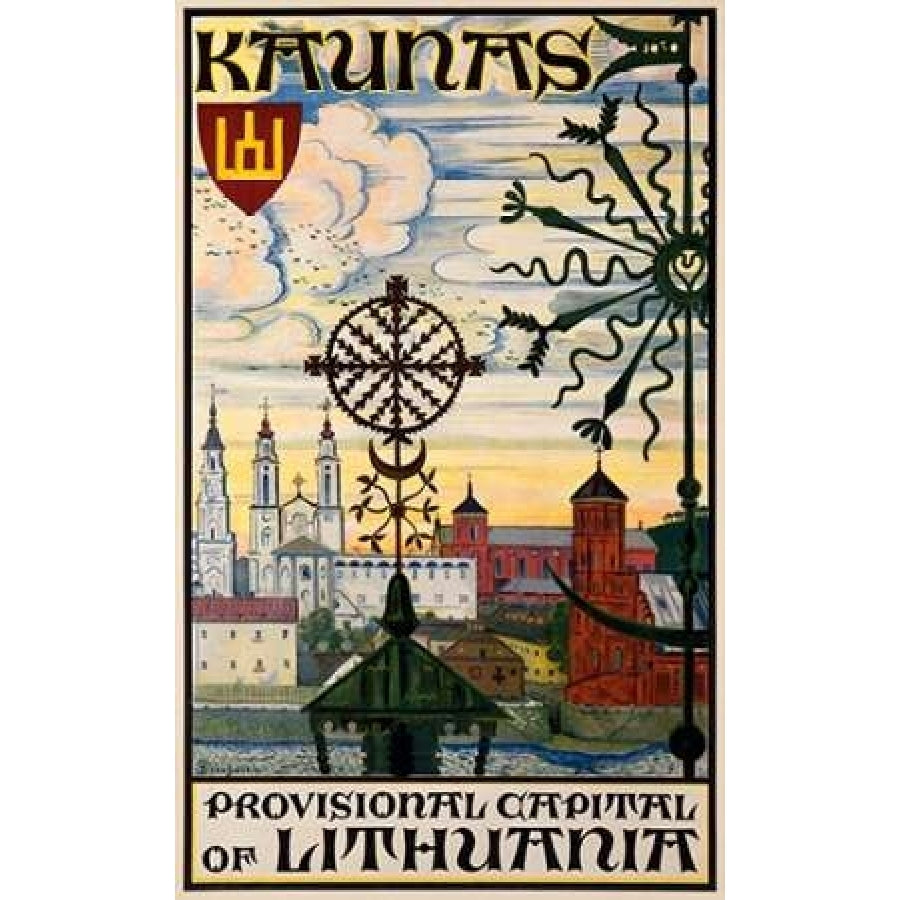 Kaunas/Lithuania Poster Print by Mstilav Dobuzhinsky Image 1