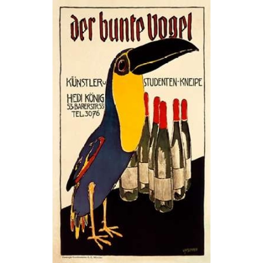 Der Bunte Vogel Poster Print by Albert Weisgerber Image 1