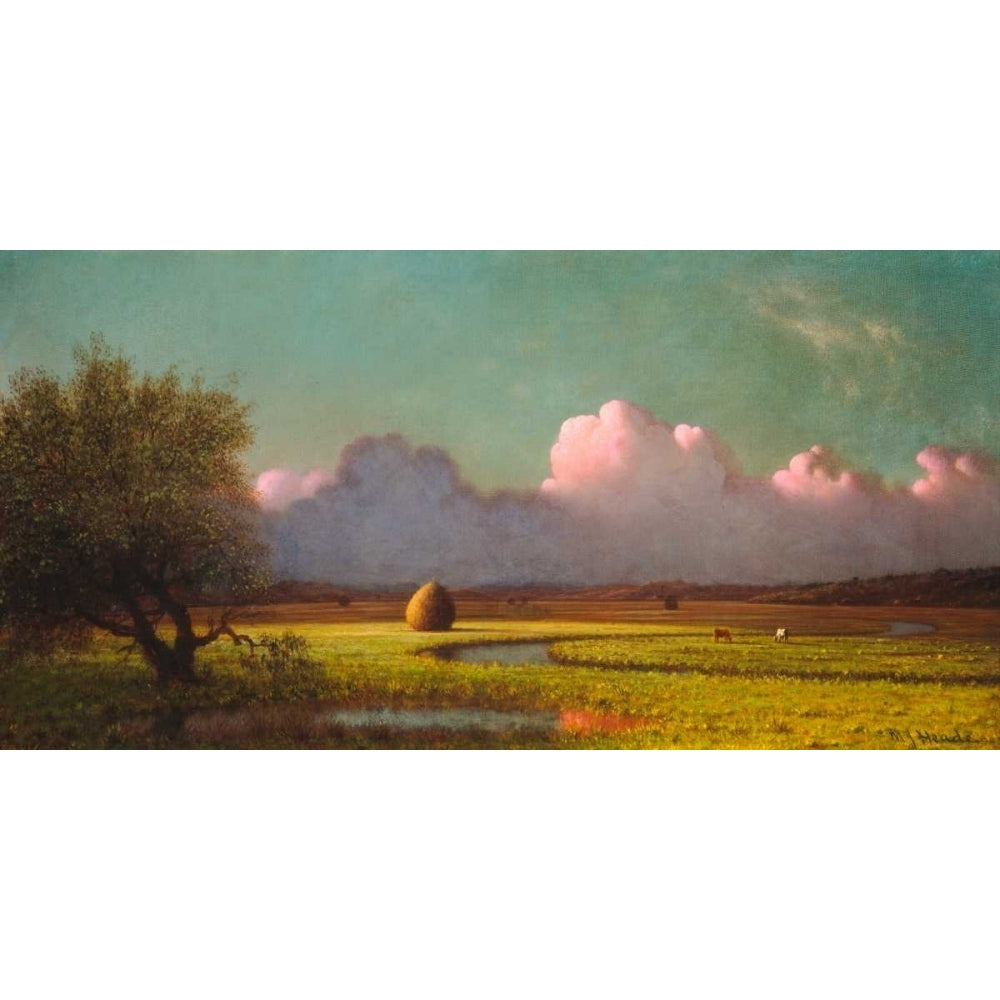 Sunlight and Shadow: The Newbury Marshes Poster Print by Martin Johnson Heade Image 1