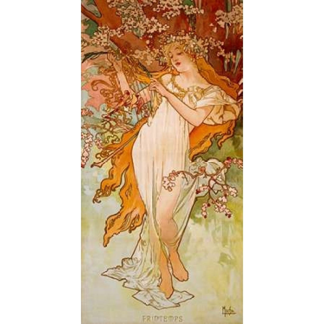 Printemps Poster Print by Alphonse Mucha Image 1