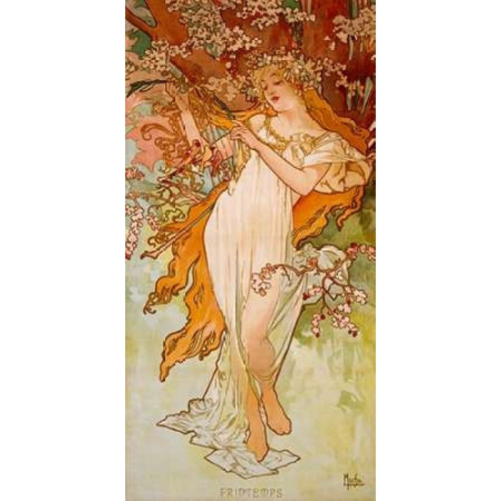 Printemps Poster Print by Alphonse Mucha Image 2