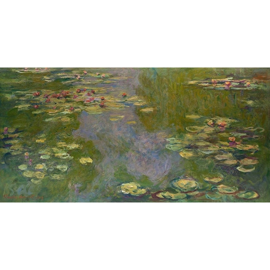 Water Lilies Poster Print by Monet Claude Image 1