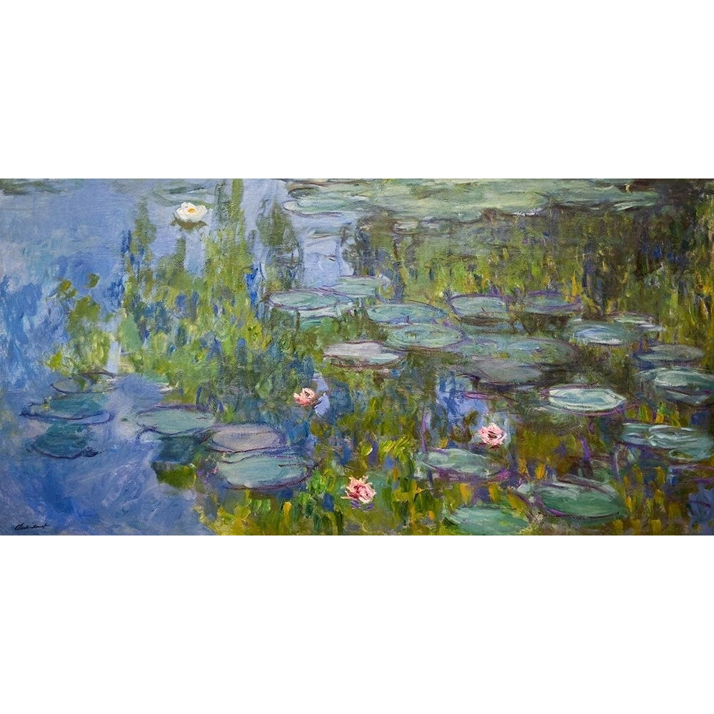 Water Lilies Poster Print by Monet Claude Image 1