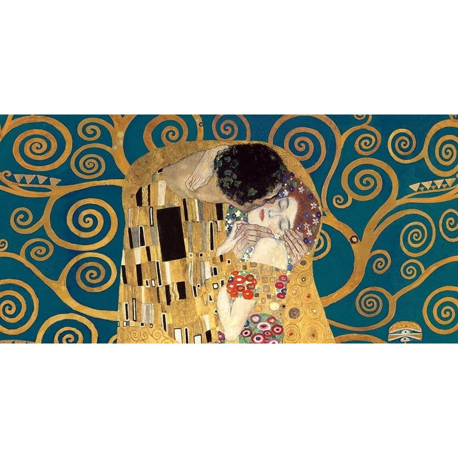 The Kiss detail Poster Print by Klimt Gustav Image 1