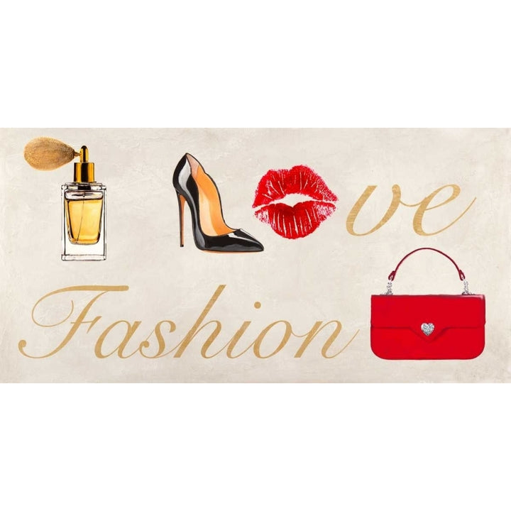 I Love Fashion Poster Print by Michelle Clair Image 2