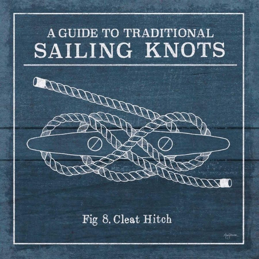 Vintage Sailing Knots VII Poster Print by Mary Urban Image 1