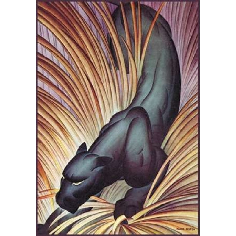 Stalking Panther 1934 Poster Print by Major Felton Image 1