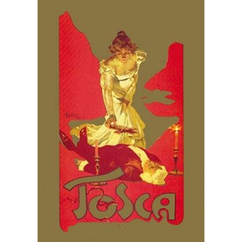 Tosca 1899 Poster Print by Adolfo Hohenstein Image 1