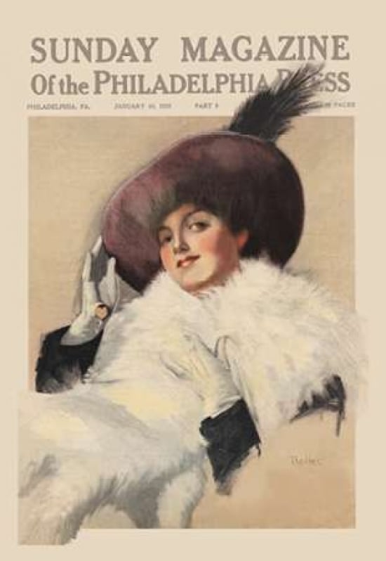 Sunday Magazine of the Philadelphia Press Poster Print by Unknown Image 1