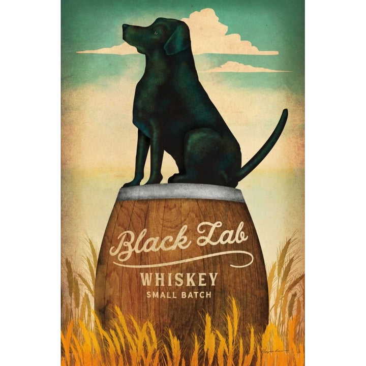 Black Lab Whiskey Poster Print by Ryan Fowler Image 1