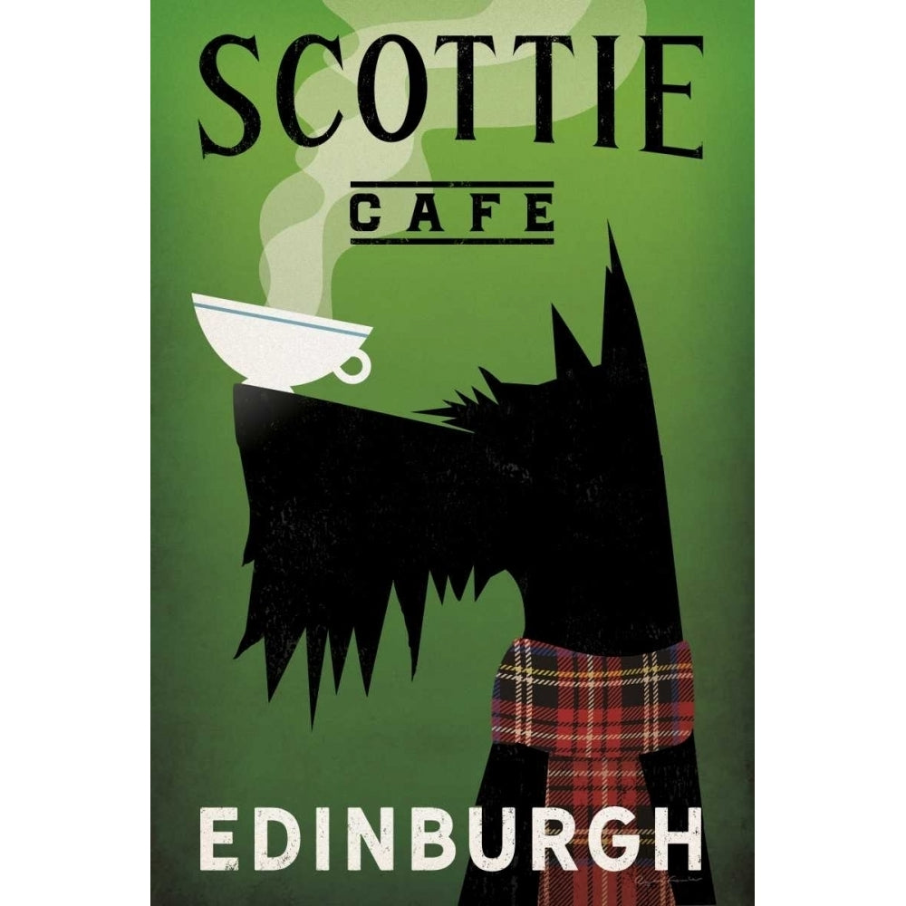 Scottie Cafe Poster Print by Ryan Fowler Image 2