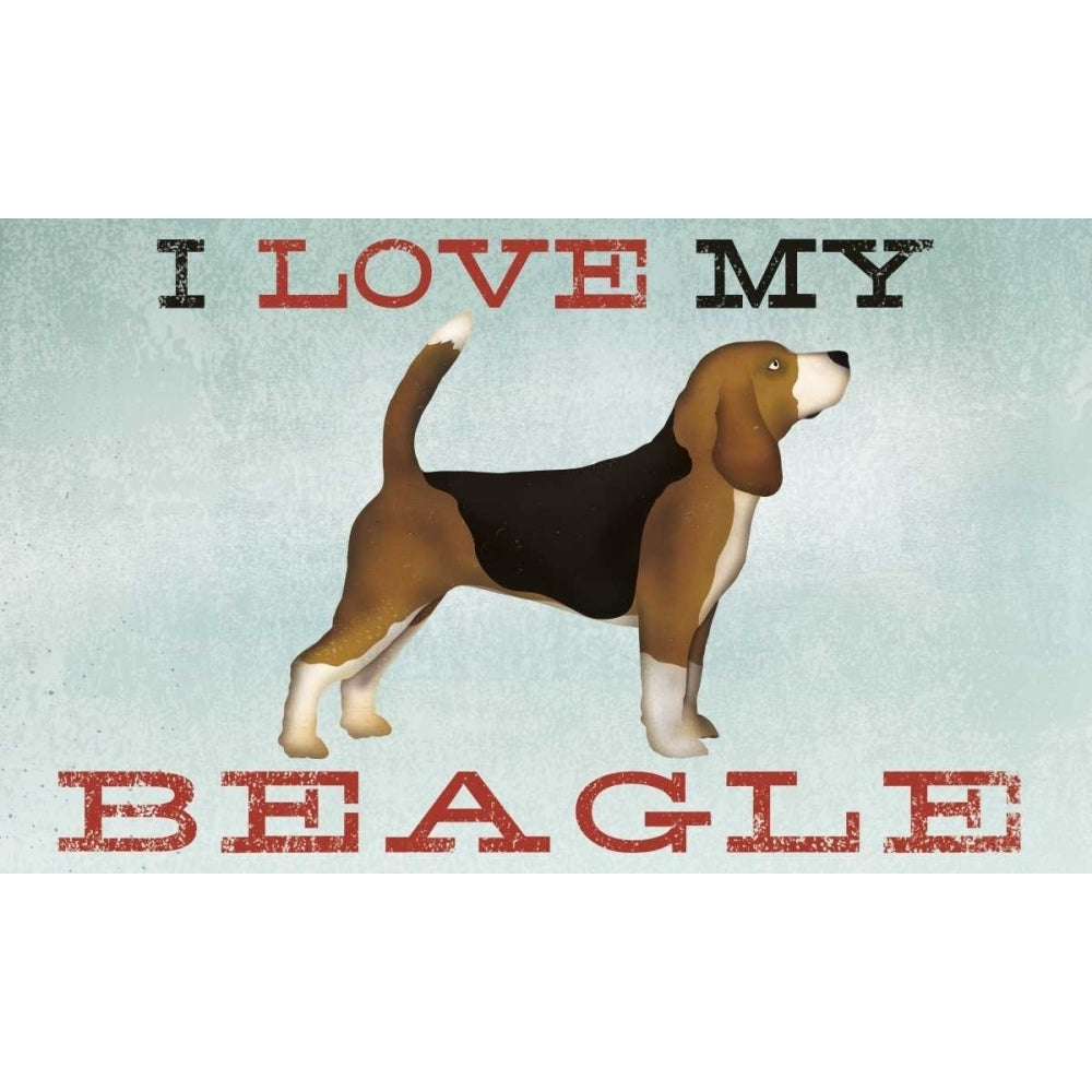 Beagle Canoe Co v3 Poster Print by Ryan Fowler Image 1