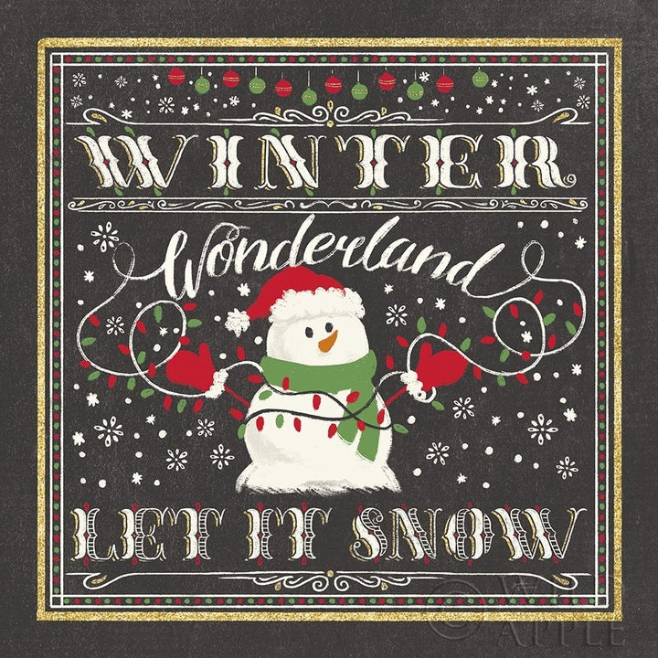 Winter Wonderland Iii-Let It Snow Poster Print by Janelle Penner Image 1