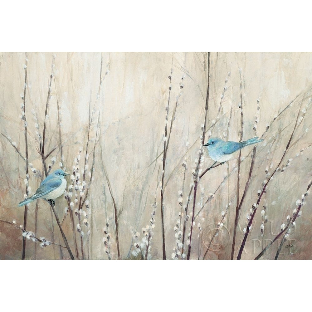 Pretty Birds Neutral Poster Print by Julia Purinton Image 1